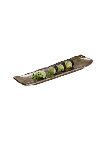 APS Tablett / Sushiboard UMI in braun - 35 x 10 cm, H: 3 cm