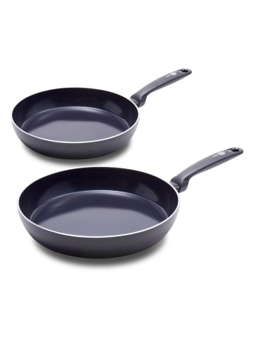 GREENPAN Pfannen-Set Torino (CC001696-001) 24+28cm Set in schwarz