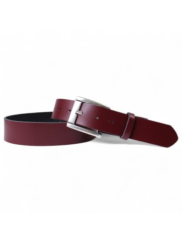 FRONHOFER Ledergürtel 4cm in Bordeaux