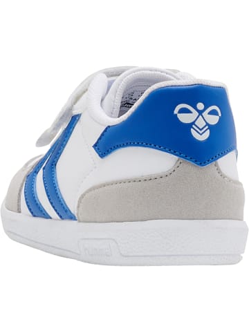 Hummel Klettverschluss Sneaker Victory Kinder in WHITE/BLUE