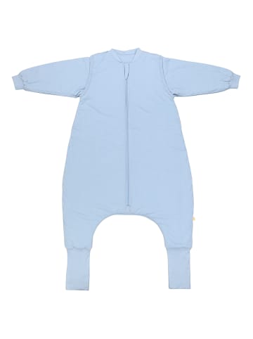 Schlummersack Schlafsack mit Füßen und umklappbaren Bündchen, 3.5 TOG in Blue Ice