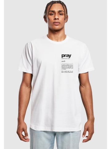 Mister Tee Mister Tee Herren Pray Definition Tee in white