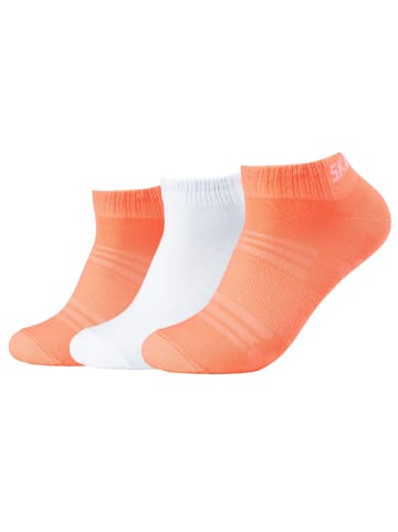 Skechers Skechers 3PPK Mesh Ventilation Socks in Orange