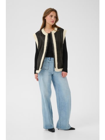 Kaffe Weste KApernille Loose fit in Black Deep