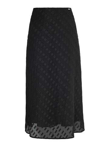 DreiMaster Damen Midirock in Schwarz