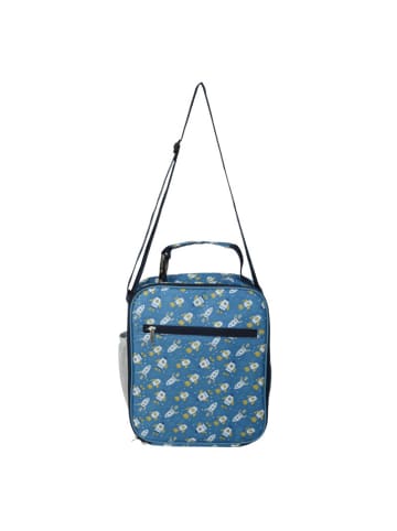 Thermo-Tasche für Kinder, verstellbarer Gurt in Blau, 22 x 26 cm