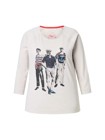 LAURASØN Langarmshirt in graubeige