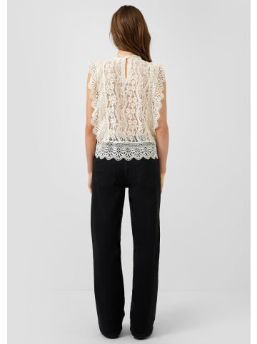 QS Bluse in 0200_creme