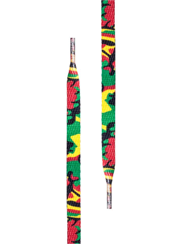 TubeLaces Schnürsenkel in rasta camo