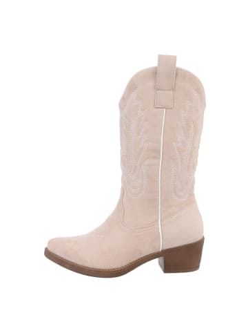 Ital-Design Stiefel in Beige