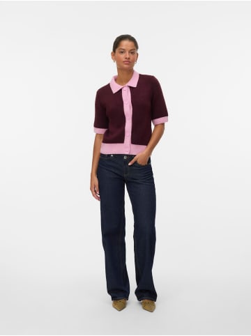Vero Moda Strickjacke in Burgundy