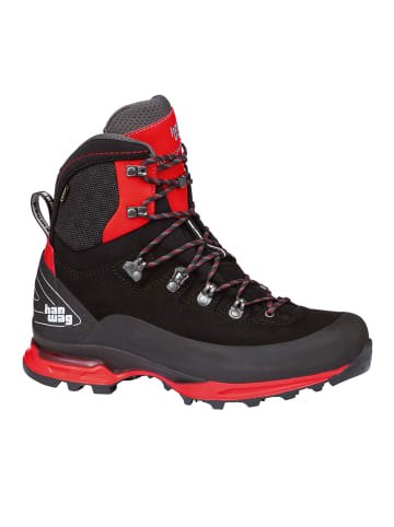 hanwag Trekkingstiefel Alverstone II GTX in Black/Red