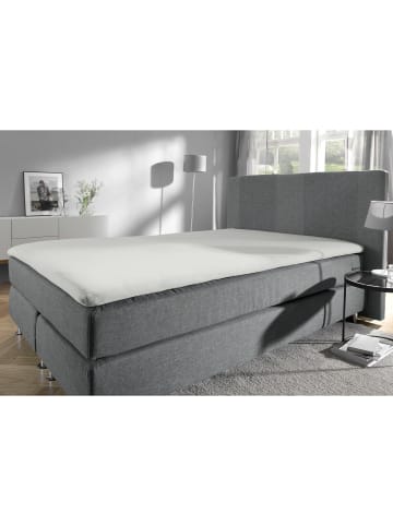 Erwin Müller Frottee Topper-Spannbettlaken Füssen in weiß