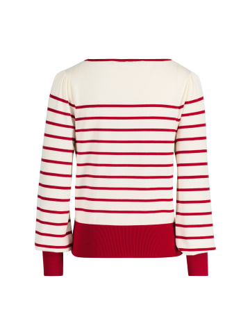 Zero  Pullover mit Streifen in Patch CreamRed