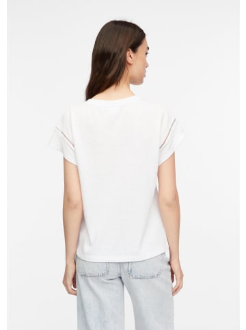 comma T-Shirt in 0100_weiß
