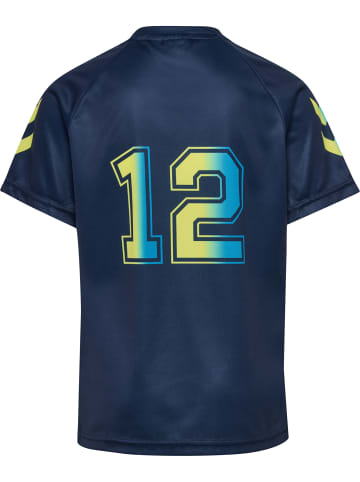 Hummel Hummel T-Shirt Hmlshimmer Multisport Kinder in DRESS BLUES/LIMEADE