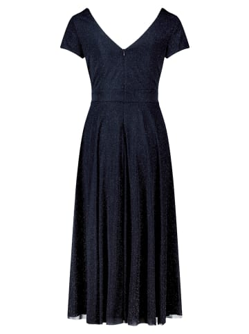 Vera Mont Cocktailkleid im Glitzer-Look in Dunkelblau/Grau