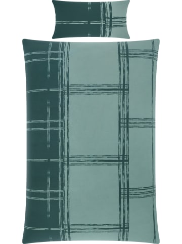 REDBEST Satin Bettwäsche in oliv-jade