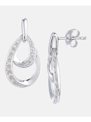Diamant L'éternel Ohrhänger aus 375 Weißgold mit Diamant