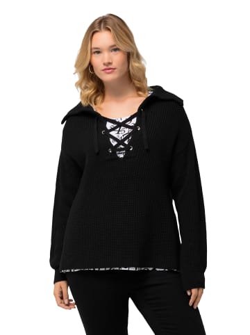 Ulla Popken Pullover in schwarz