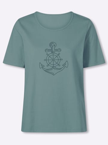 Sieh an! Kurzarm-Shirt in jade