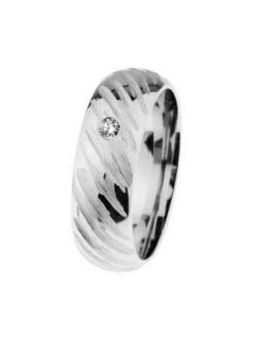 Ernstes Design Ring für Damen in unifarben in uni