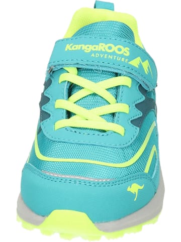 Kangaroos Klettverschluss-Schuhe in turquoise/soft yellow