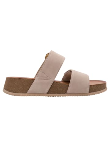 Tamaris WIDE FIT Pantolette in BEIGE SUEDE