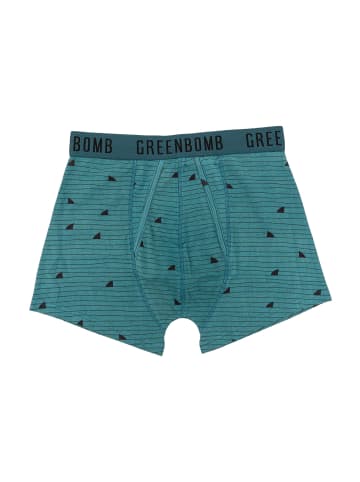 GreenBomb Trunk Animal Sharks in Blauer Stein