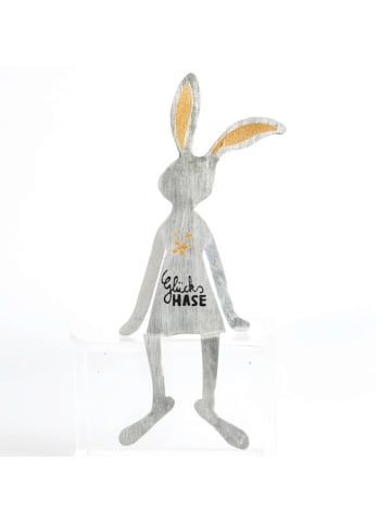 Good old friends Kantenhocker Hase - Glückshase in Silber | Gold