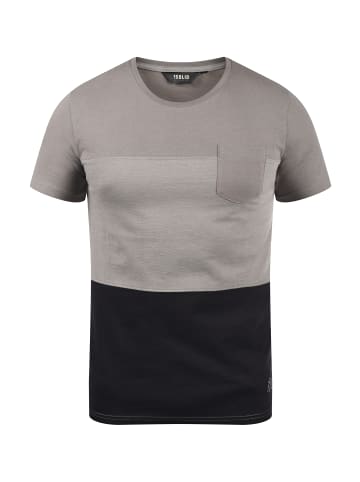 !SOLID Rundhalsshirt in grau