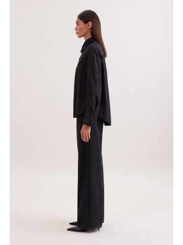 Seidensticker Hemdbluse Regular in Schwarz