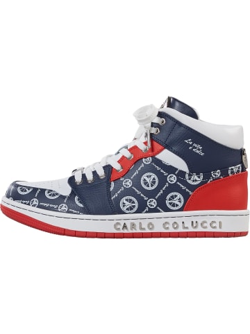 Carlo Colucci High-top Dal Maso in Blau / Rot