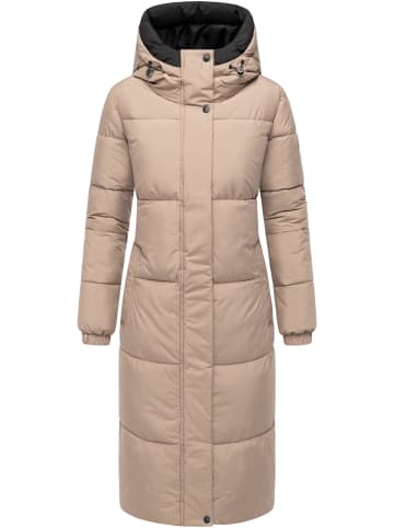 Navahoo Steppmantel Taublüte XIV in Taupe Grey