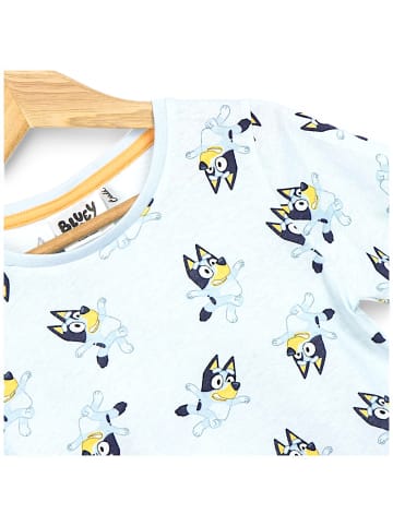 Cerda 2tlg.Outfit T-Shirt & Shorts Bluey in Hellblau