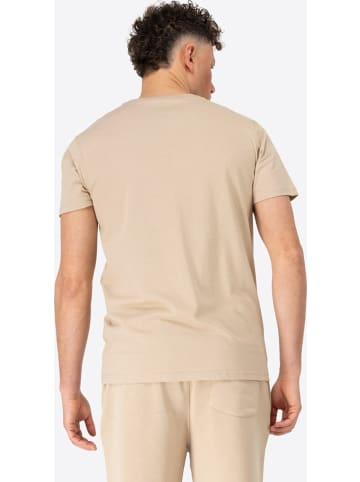 Lonsdale T-Shirt "Langsett" in Beige