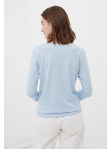 Finn Flare Langarmshirt Basic in light blue