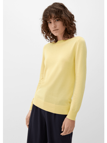 s.Oliver Strickpullover langarm in Gelb