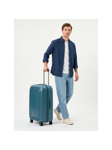 Mandarina Duck Logoduck + 4 Rollen Trolley L 75 cm in tailor blue