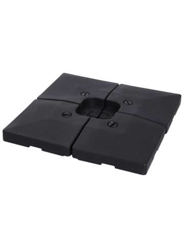 Outsunny Sonnenschirmgewicht L51 x B51 x H12 cm Schwarz