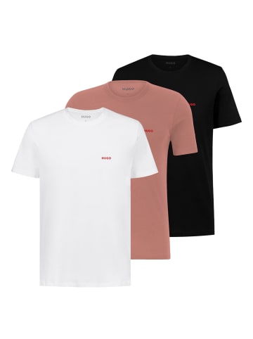HUGO 3er Pack T-Shirts Crew-Neck in Mehrfarbig