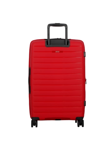 Jump Striper 4 Rollen Trolley 68 cm mit Dehnfalte in red