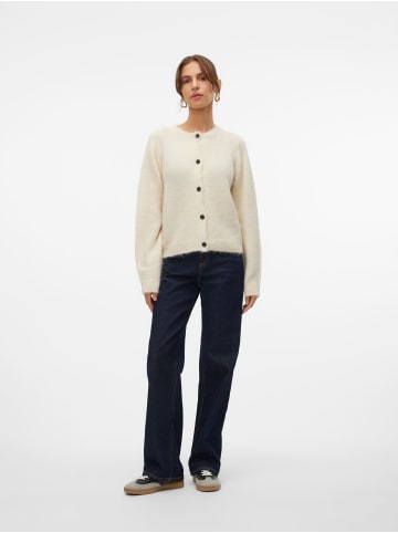 Vero Moda Grob gestrickter Cardigan mit Knopfleiste in Birch