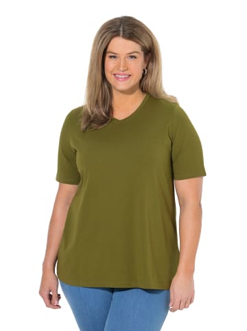 Ulla Popken Shirt in oliv
