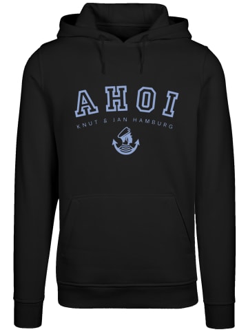 F4NT4STIC Hoodie Ahoi Knut & Jan Hamburg in schwarz