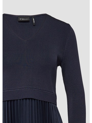 s.Oliver BLACK LABEL Kleid lang in Blau