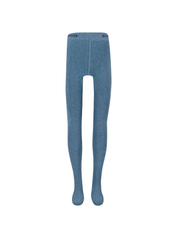ewers Strumpfhose Uni in jeans meliert
