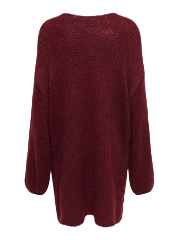 JDY Strickkleid in Cabernet