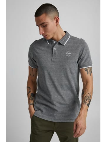 BLEND Poloshirt BHNATE poloshirt - 20708180  Klassisches Poloshirt mit Brustprint in Schwarz