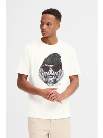 BLEND Rundhalsshirt BHIVIK in Weiß